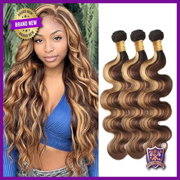 Brazilian Human Hair Extensions Body Wave Bundles 10-34 Inch main image 5